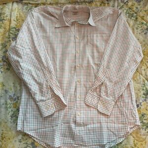 Peter Millar Nanoluxe multicolored check plaid button down dress shirt